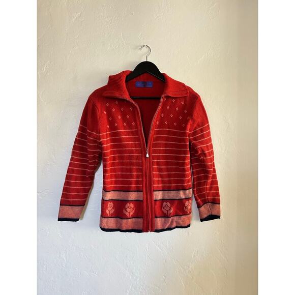 Vintage Zip up Sweater - Picture 3 of 6